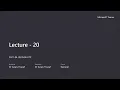 Lecture - 20 Tomasulo s Algorithm Dynamic Scheduling Part-II