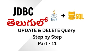 JDBC Update Delete Query in Java UPDATE and DELETE using executeUpdate JDBC Tutorial
