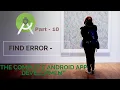 Find Error Part 10 The Complete Android App Development