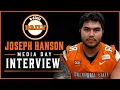 Offensive Lineman Joseph Hanson Media Day Interview