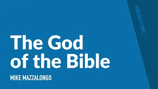 The God of the Bible