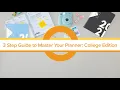3 Steps to Master Your Ultimate Student Planner College Edition