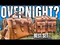 Saddleback Leather Flight Bag Doctor s Duffle Bag - Best Overnight 3-Day Luggage Set
