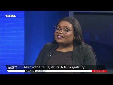 Download MP3 Mkhwebane gratuity matter back in court, in conversation with SABC's Canny Maphanga