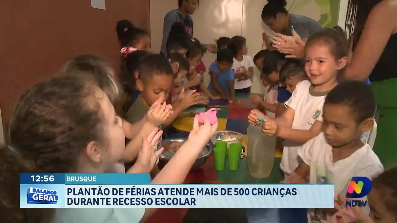 Plantão de férias em Brusque atende mais de 500 crianças durante recesso escolar