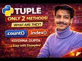 Python Tuple ke Sirf 2 Methods count index Explained with Examples Hindi