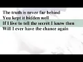 Download Lagu Live To Tell - Madonna (lyrics)