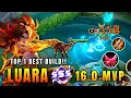 Lagu 16.0 SSS!! Luara Unstoppable Damage Rampage Gameplay – Top 1 Best Build in Honor of Kings