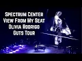 Charlotte Spectrum Center View from Seats - Concert View
