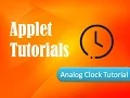 HOW TO MAKE Analog Clock in Applet - Applet Tutorials