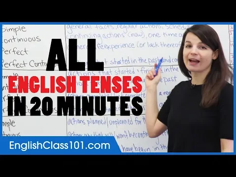 Download MP3 ALL English Tenses in 20 Minutes - Basic English Grammar