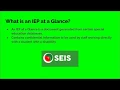 IEP at a Glance project