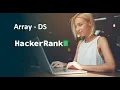 1 Arrays - DS solution in hindi