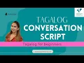 Tagalog Conversation Script for Beginners