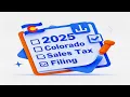 How to File Colorado State Monthly Sales Tax Return in 2025 Step by Step Process