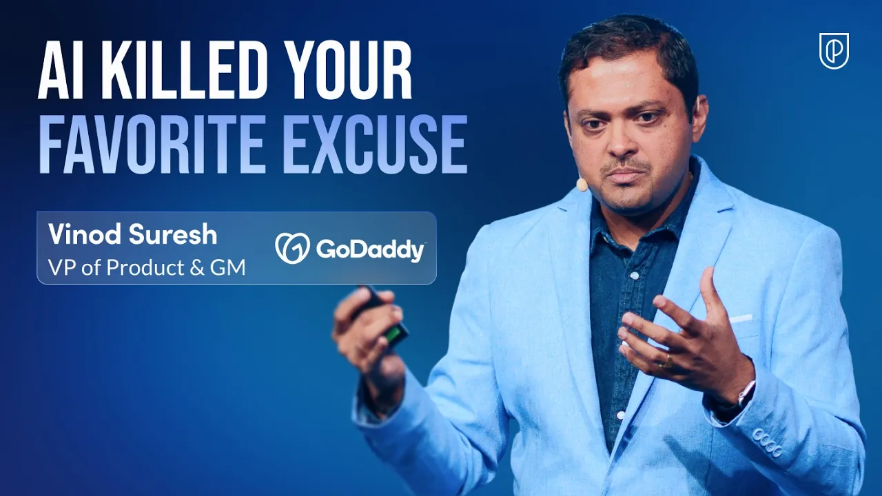 VP of Product at GoDaddy | CPO's Playbook of Tough Calls in an Agentic Marketplace - YouTube thumbnail