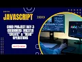 JavaScript CRUD Project Day-3 Beginner Master Create Read Operations