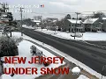 Snow Storm in Iselin Edison New Jersey NJ under Snow on Dec 27 2025