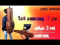 cara membuat TAS PANCING  / 3 zip