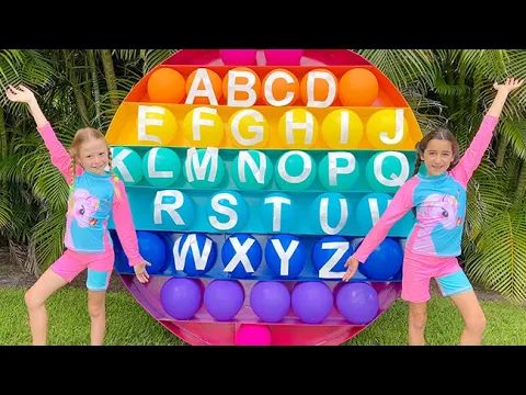 Download MP3 Nastya and Eva are learning the Summer Alphabet