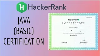 HackerRank Java Basic Certificate Solution