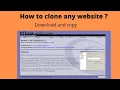 How to clone Full Website Using httrack CodeWit ipak