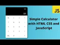 Simple JavaScript Calculator for beginners