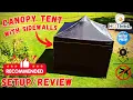 Pop Up Canopy with Sidewalls 10x10 -