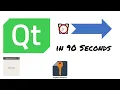 90s Hello World with Qt Framework Ubuntu - Installation Example Program 033