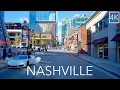 Nashvegas City Drive 4K - Nashville Tennessee Driving Tour