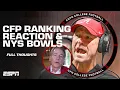 FINAL CFP RANKINGS REVEALED FULL REACTION to the CFP field ESPN College Football