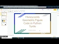 Honeycomb Geometric Figure Code in Python Turtle