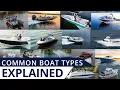 Common Boat Types Explained