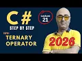 C Ternary operator - Beginner Friendly Tutorial