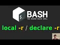 Create Read-Only AKA Immutable Variables in Bash