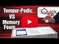 Tempur-Pedic VS Memory Foam - What s the difference