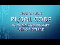 How to run in command prompt using NOTEPAD Largest of Three Numbers
