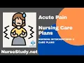 Acute Pain Nursing Care Plan Tutorial NCLEX Review