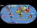 Countries - 1 bit 2 bits 4 bits 8 bits 16 bits 32 bits 64 bits 128 bits