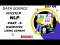 Day 106 Implementing Word2Vec with Gensim NLP DataSciLearn
