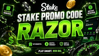 Stake Promo Code "RAZOR" — Daily rewards + 100% Deposit Bonus! (new stake bonus code 2026)