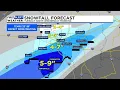 First Alert Weather Day For Heavy Snow Tonight Wednesday AM