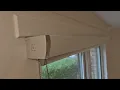 How to remove a zebra roller blind with plastic side clips plastic pelmet blind end cap wall bracket