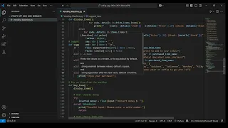 Vending Machine in Python