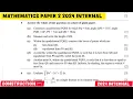 Question 5 Construction and Loci Mathematics Paper 2 2024 Internal