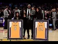 Kobe Bryant No 8 No 24 Jersey Retirement In Los Angeles