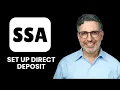 NEW How to Set Up Direct Deposit for Social Security Payments 2025 Guide to SSA Deposits