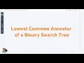 LeetCode 235 Lowest Common Ancestor of a Binary Search Tree Recursive Solution JAVA code