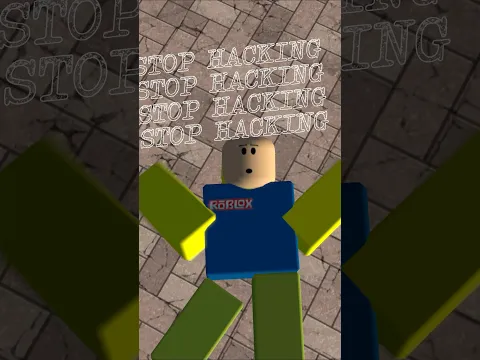 STOP HACKING - AN UNJUST BAN | ROBLOX ANIMAITION