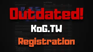 OUTDATED - KoG Registration Migration Tutorial